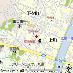 秋田銀行五城目支店周辺の地図