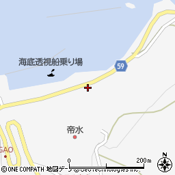 秋田県男鹿市戸賀塩浜漁元崎23周辺の地図