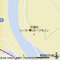 大潟村ソーラースポーツライン管理棟周辺の地図