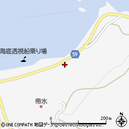 秋田県男鹿市戸賀塩浜漁元崎26周辺の地図