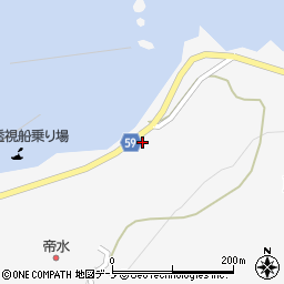 秋田県男鹿市戸賀塩浜漁元崎37周辺の地図
