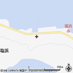 秋田県男鹿市戸賀塩浜漁元崎93周辺の地図