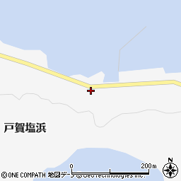 秋田県男鹿市戸賀塩浜漁元崎91周辺の地図