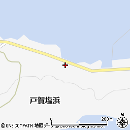 秋田県男鹿市戸賀塩浜漁元崎42周辺の地図