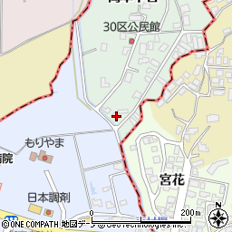 秋田県南秋田郡八郎潟町小池岡本下台117-5周辺の地図