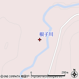 根子川周辺の地図