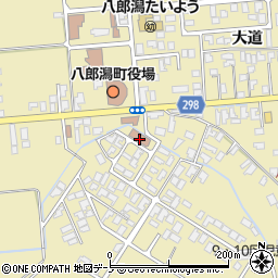 八郎潟町役場　八郎潟中央児童館周辺の地図