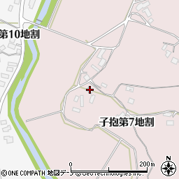 岩手県岩手郡岩手町子抱第７地割99-3周辺の地図