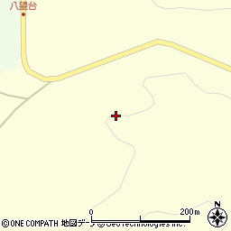 秋田県男鹿市北浦西水口館沼周辺の地図