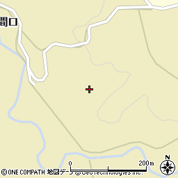 秋田県男鹿市男鹿中中間口堂田周辺の地図