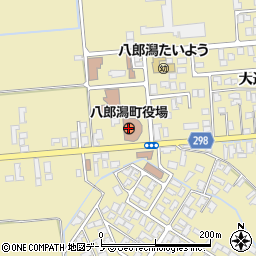 秋田県八郎潟町（南秋田郡）周辺の地図