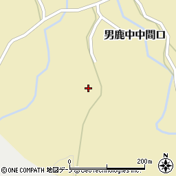 秋田県男鹿市男鹿中中間口橋本周辺の地図