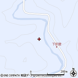 岩手県下閉伊郡岩泉町安家折壁87周辺の地図