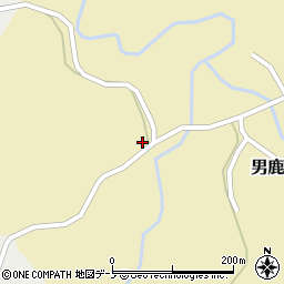 秋田県男鹿市男鹿中中間口飯坂周辺の地図
