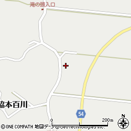 秋田県男鹿市脇本百川矢口周辺の地図