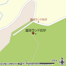 秋田県男鹿市北浦北浦平岱山周辺の地図