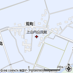 上山内公民館周辺の地図