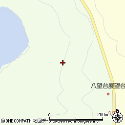 秋田県男鹿市戸賀浜塩谷大岱周辺の地図