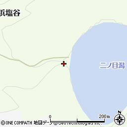 秋田県男鹿市戸賀浜塩谷樋口周辺の地図