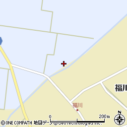 秋田県男鹿市角間崎高花周辺の地図
