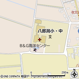 八郎潟町立八郎潟中学校周辺の地図