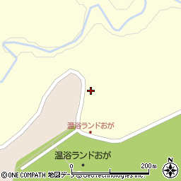 秋田県男鹿市北浦西水口上山周辺の地図
