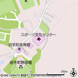岩手町立柔剣道場周辺の地図