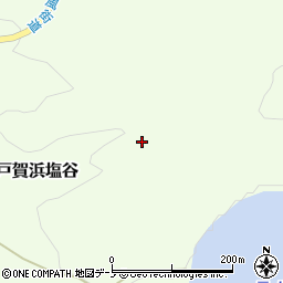 秋田県男鹿市戸賀浜塩谷家ノ上周辺の地図