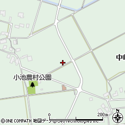 秋田県南秋田郡八郎潟町小池中嶋周辺の地図