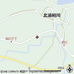 秋田県男鹿市北浦相川相川沢周辺の地図