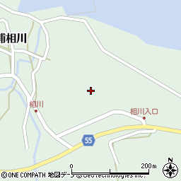 秋田県男鹿市北浦相川島田岱161-1周辺の地図