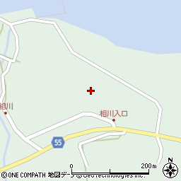 秋田県男鹿市北浦相川島田岱165周辺の地図