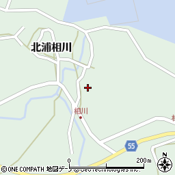 秋田県男鹿市北浦相川冷水43周辺の地図