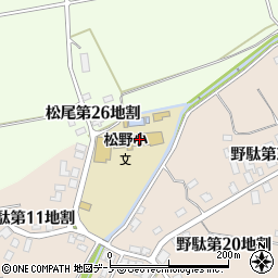 八幡平市立松野小学校周辺の地図