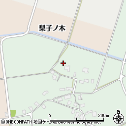 秋田県南秋田郡八郎潟町小池梨ノ木周辺の地図