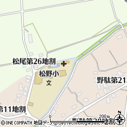 八幡平市役所　松野学童保育クラブ周辺の地図