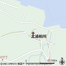 秋田県男鹿市北浦相川冷水96周辺の地図