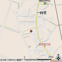 秋田県八郎潟町（南秋田郡）夜叉袋（一本木）周辺の地図
