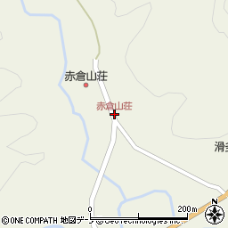 赤倉山荘周辺の地図