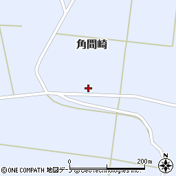 秋田県男鹿市角間崎下屋長根1周辺の地図