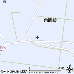 秋田県男鹿市角間崎下屋長根3周辺の地図