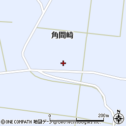 秋田県男鹿市角間崎下屋長根16周辺の地図