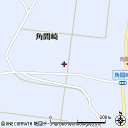 秋田県男鹿市角間崎下屋長根11周辺の地図