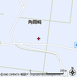 秋田県男鹿市角間崎下屋長根14周辺の地図