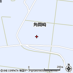 秋田県男鹿市角間崎下屋長根23周辺の地図
