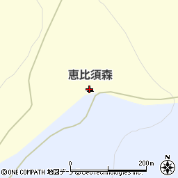恵比須森周辺の地図