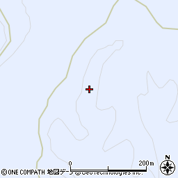 秋田県男鹿市五里合琴川山下周辺の地図