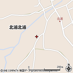 秋田県男鹿市北浦北浦池ノ田周辺の地図