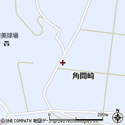 秋田県男鹿市角間崎下屋長根20周辺の地図