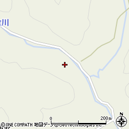 秋田県南秋田郡五城目町内川小倉屋布沢57周辺の地図